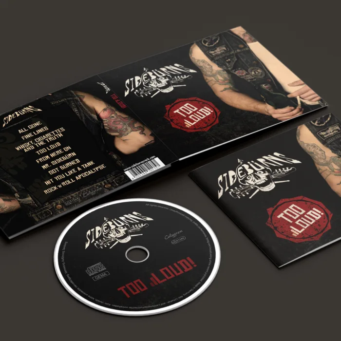 SIDEBüRNS - Too Loud! - Digipack